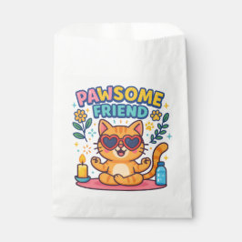 Sacolinha Pawsitive Vibes with Pawsome friend Cute Cat Lover