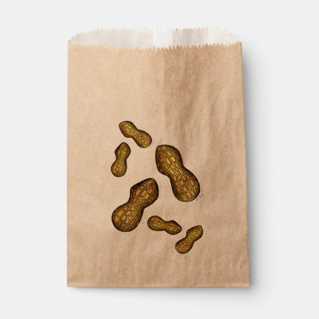 Sacolinha Peanuts de Ballpark torrados Loucos de Comida de l (Frente)