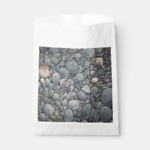 Sacolinha Pedras de Praia Conchas Pebbles Rochas Pintura