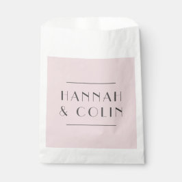 Sacolinha Peônia Rosa Empoeirada Romântica Moderno