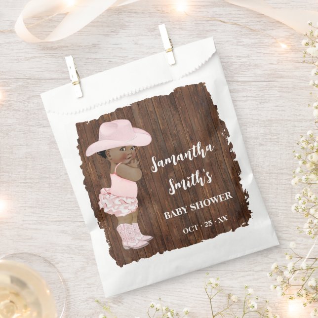 Sacolinha Pequena Festa de Chá de fraldas Ocidental de Garça (Cortado)