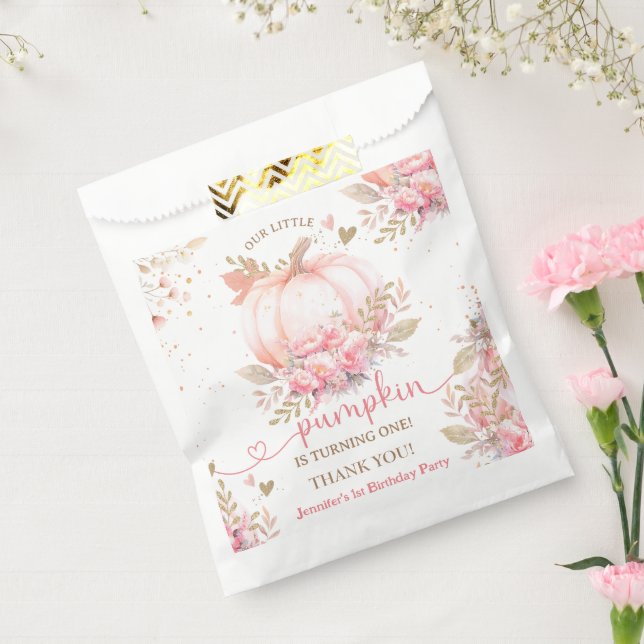 Sacolinha Pequena primeiro aniversario de Queda de Menina Ro (Selado)