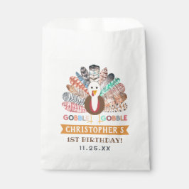 Sacolinha Pequena Turquia Ação de Graças Qualquer Festa de a