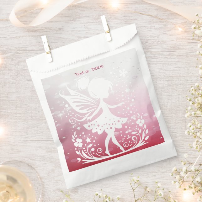 Sacolinha Pequenas Bolsas De Fada Floral (Cortado)