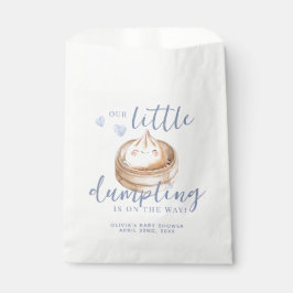 Sacolinha Pequeno Chá de fraldas Azul De Mola De Água