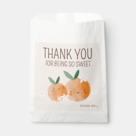 Sacolinha Pequeno Chá de fraldas Botânico De Citros De Laran