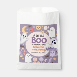 Sacolinha Pequeno chá de fraldas de Boo Pumpkin Halloween