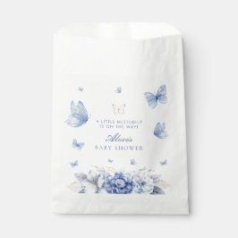 Sacolinha Pequeno Chá de fraldas de Borboleta