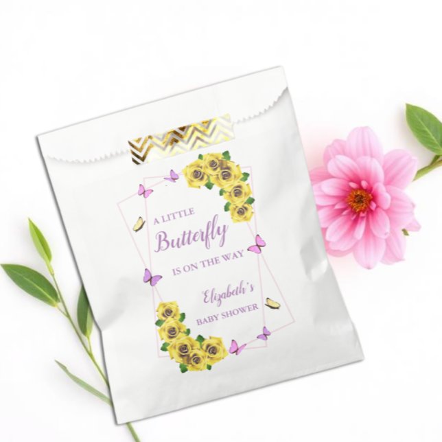 Sacolinha Pequeno Chá de fraldas de borboleta (Criador carregado)