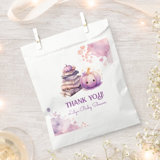 Sacolinha Pequeno chá de fraldas de Pumpkin Novo Capítulo ob (Cortado)