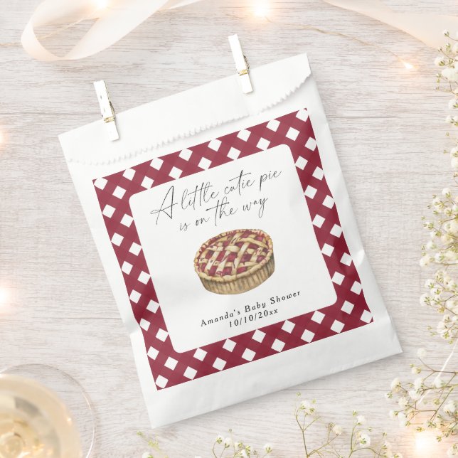 Sacolinha Pequeno chá de fraldas de torta de água (Cortado)