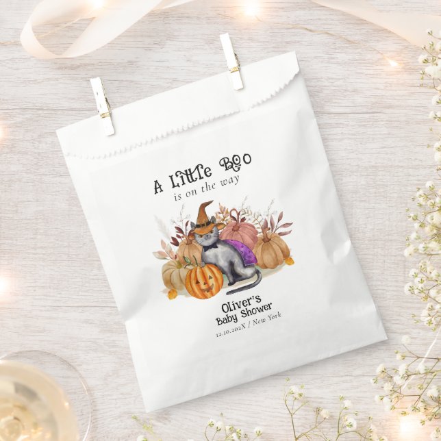 Sacolinha Pequeno Gato Poema No Chá de fraldas De Bruxas (Cortado)