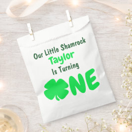 Sacolinha Pequeno primeiro aniversario de Shamrock