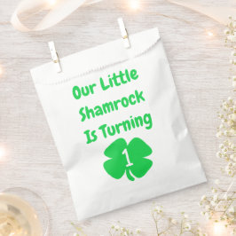 Sacolinha Pequeno primeiro aniversario de Shamrock