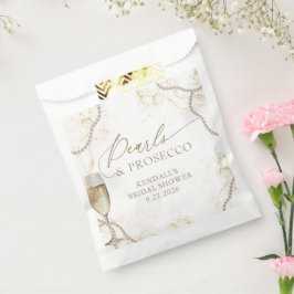 Sacolinha Pérolas de luxo e Chá de panela Prosecco