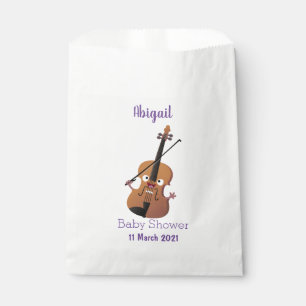 Sacolinha Personagem de desenho animado musical de violino e