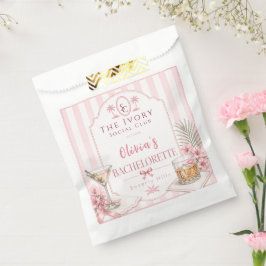 Sacolinha personalizado Lux Rosa Despedida de Solteira noiva