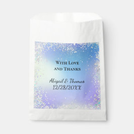 Sacolinha Personalizar Favoritos de Casamento Roxo Azul-Lumi