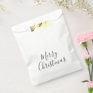 Sacolinha Personalize: Feliz Natal Caligrafia