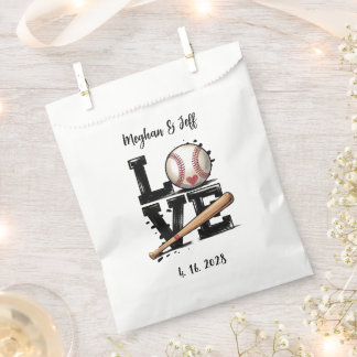 Sacolinha Personalized Baseball Themed Wedding Favor