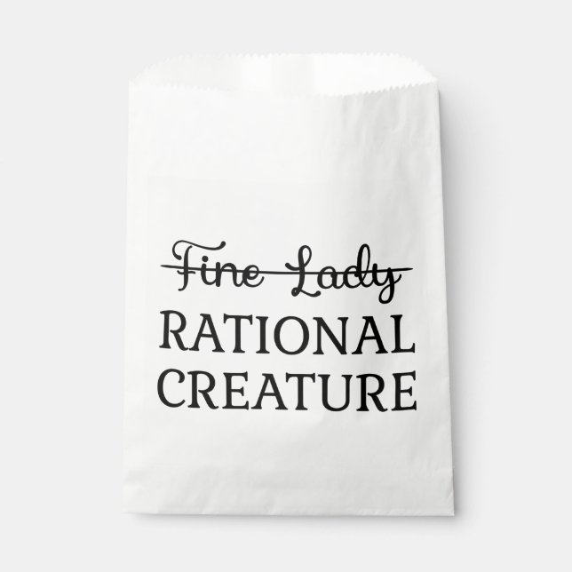 Sacolinha Persuasão Jane Austen - Criatura Racional I (Frente)