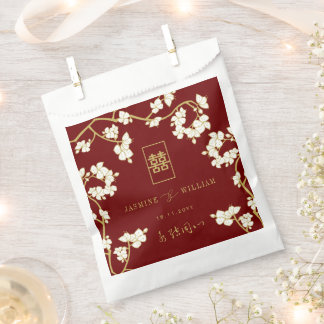 Sacolinha Pêssego de marfim/ameixa Brilha Felicidade Dupla C