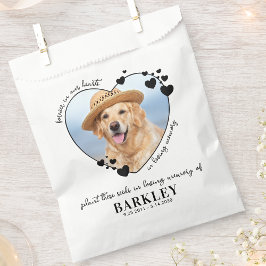 Sacolinha Pet Memorial Seed Packet Heart Dog Foto Personaliz