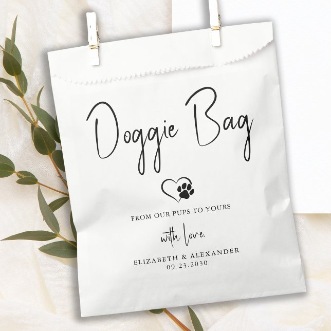 Sacolinha Pet Personalizado de Bar de Biscoito do Casamento (Criador carregado)