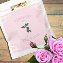 Sacolinha Pétala de Rosa Branca Chuveiro de Noiva