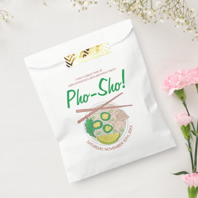 Sacolinha Pho Sho! Festa de aniversário Engraçada da Sopa Vi (Selado)