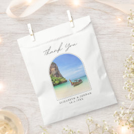 Sacolinha Phuket Wedding Favor Tailândia Obrigado
