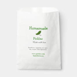Sacolinha Picles feitos em casa com amor adicionar texto sit