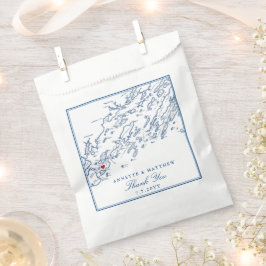 Sacolinha Picos da Ilha Maine Casco Bay Elegante Documento d