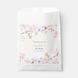 Sacolinha Pink Cherry Blossom in Bloom Garden Bridal Shower