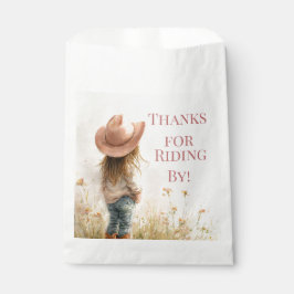 Sacolinha Pink Cowgirl Birthday | Farm Theme 1st 