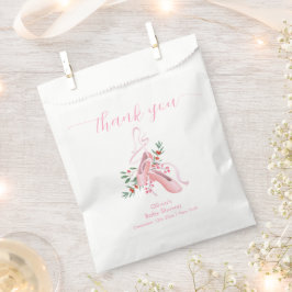 Sacolinha Pink Cute Winter Ballerina Tutu Cold Baby Shower