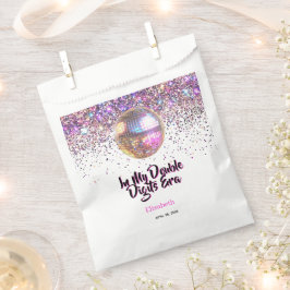 Sacolinha Pink Disco Trendy In My Double Digits Era Birthday