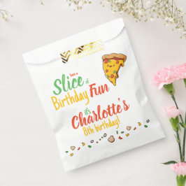 Sacolinha Pizza, fatia de diversão de aniversário, kawaii