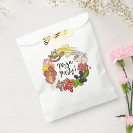 Sacolinha Pizza Party Topping Italiana Comida Pizzeria Pie