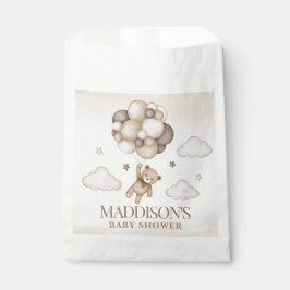 Sacolinha Podemos Aguardar Chá de fraldas Branco Favor Bolsa