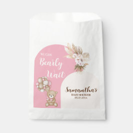 Sacolinha Podemos Esperar Chá de fraldas De Garota Favorecer