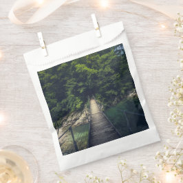 Sacolinha Ponte de suspensão simples sobre o rio Idrijca, Sl