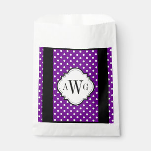 SACOLINHA PONTOS CHIQUES DO FAVOR BAGS_206 PURPLE/WHITE