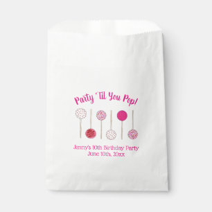 Sacolinha Pop De Bolo De Fosco Rosa Pop