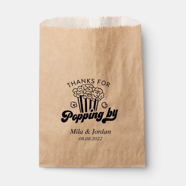 Sacolinha Popcorn Party Favor Gift Bag (Frente)