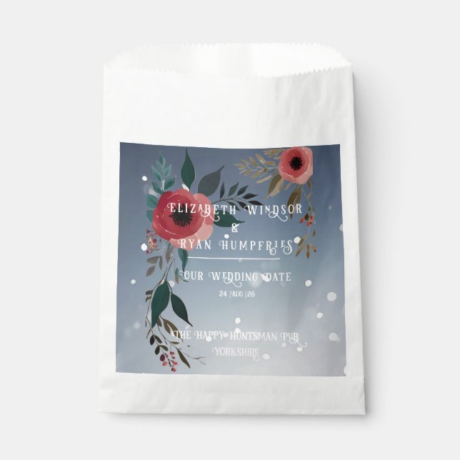 Sacolinha Poppy of Love" Wedding Invitation Collection (Frente)