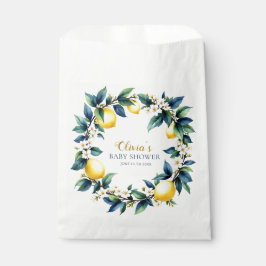 Sacolinha Positano Lemon Wreath Favor Bags | Ciao Baby