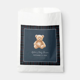 Sacolinha Preppy Classic Teddy Bear Baby Shower 