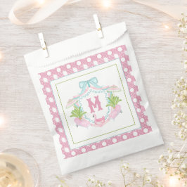 Sacolinha Preppy Palm Beach Monogram Crest