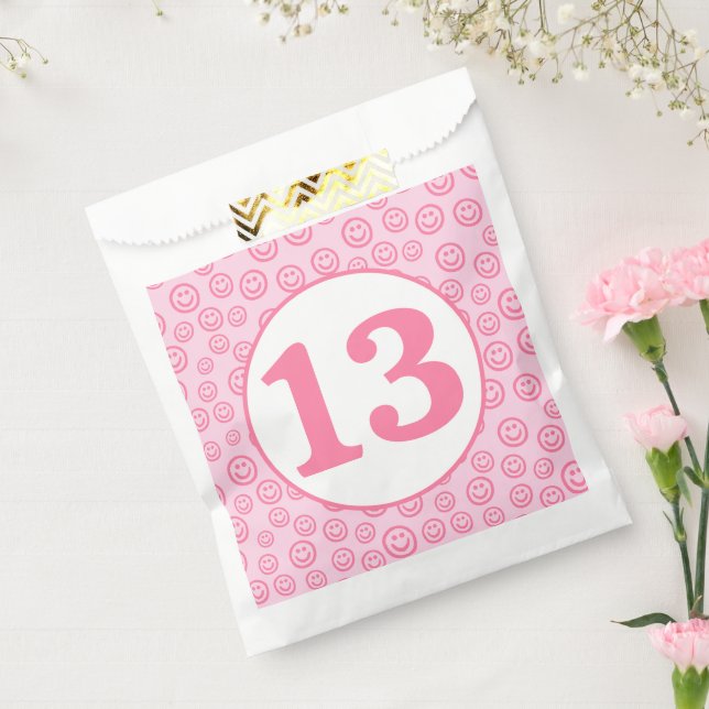 Sacolinha Preppy Pink Smile Face (Selado)